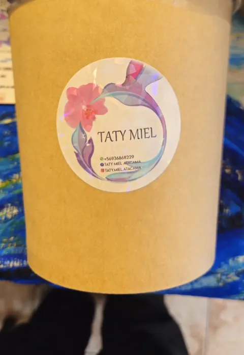 Pote de papel kraft de 1 kg de miel de Ulmo Taty Miel